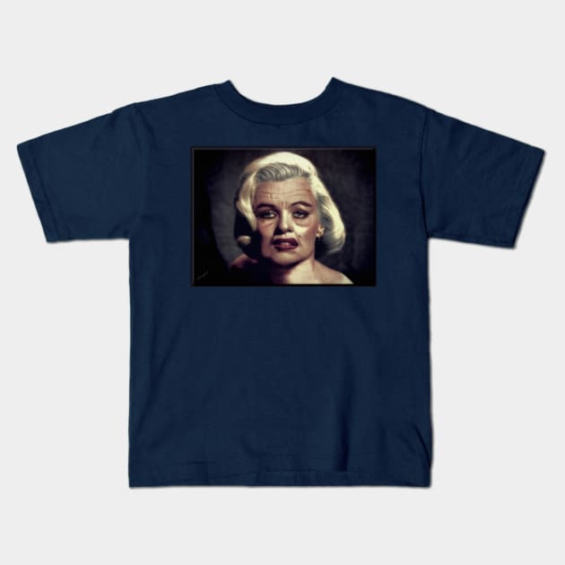 Whatever Happened to Norma Jean? Kids T-Shirt by rgerhard